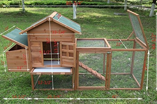 Outdoor 80 inch wooden chicken coop nest box chicken coop poultry pet cage