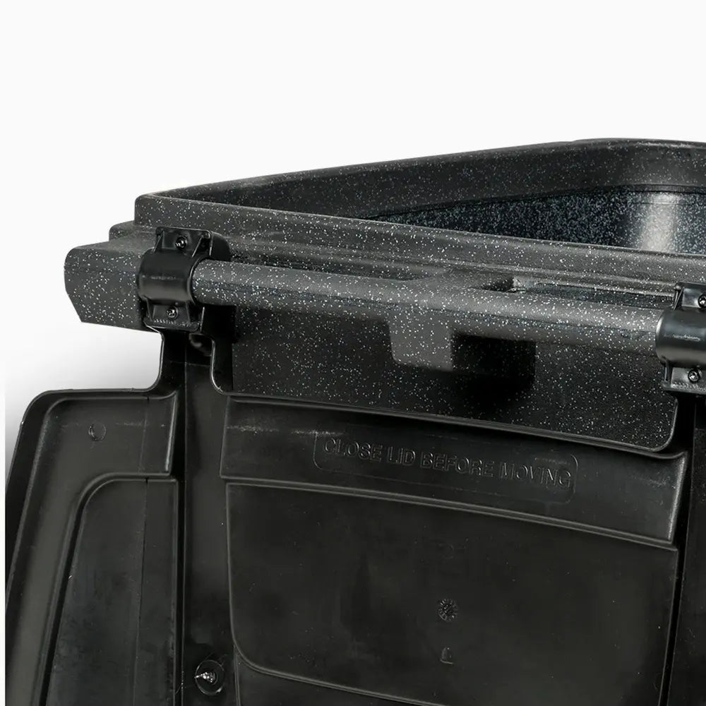 Toter 96 Gallon Trash Can with Smooth Wheels and Lid ;