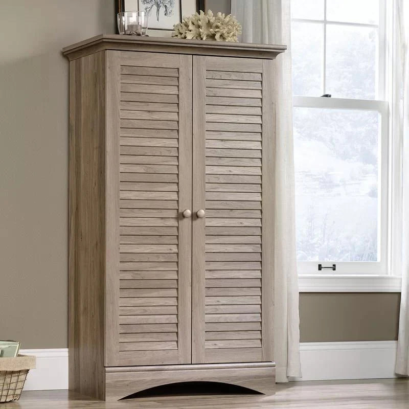 Bredevoort Manufactured Wood Armoire - 61 in H x 35.5 in W x 16.75 in D