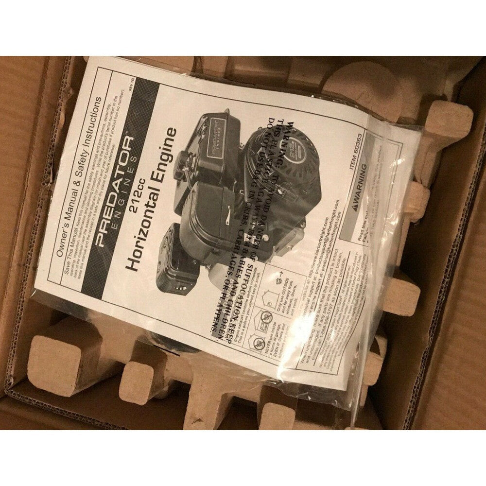 Predator Horizontal Shaft Engine – 6.5 HP, 212cc