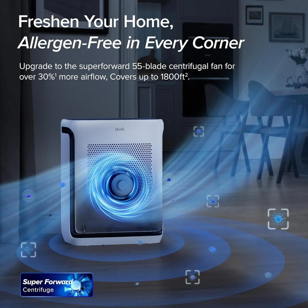 LEVOIT Air Purifier, 1800 Square Feet, White - Vital 200S-P