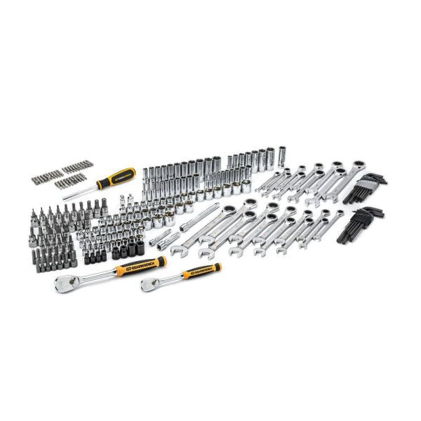 232-Piece Mechanics Tool Set With SAE/Metric Standard And Deep Sockets