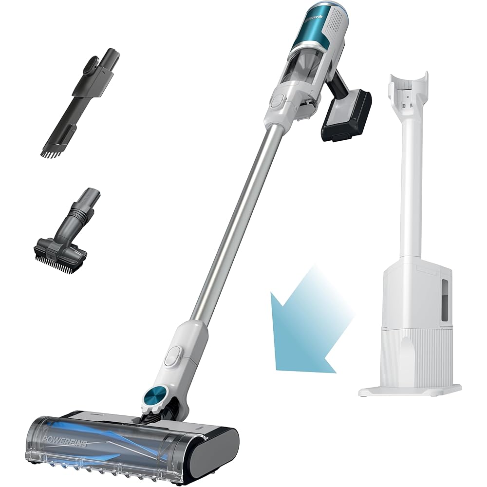 Shark Clean & Empty Cordless Stick Vacuum With HEPA Filter, White - BU3521