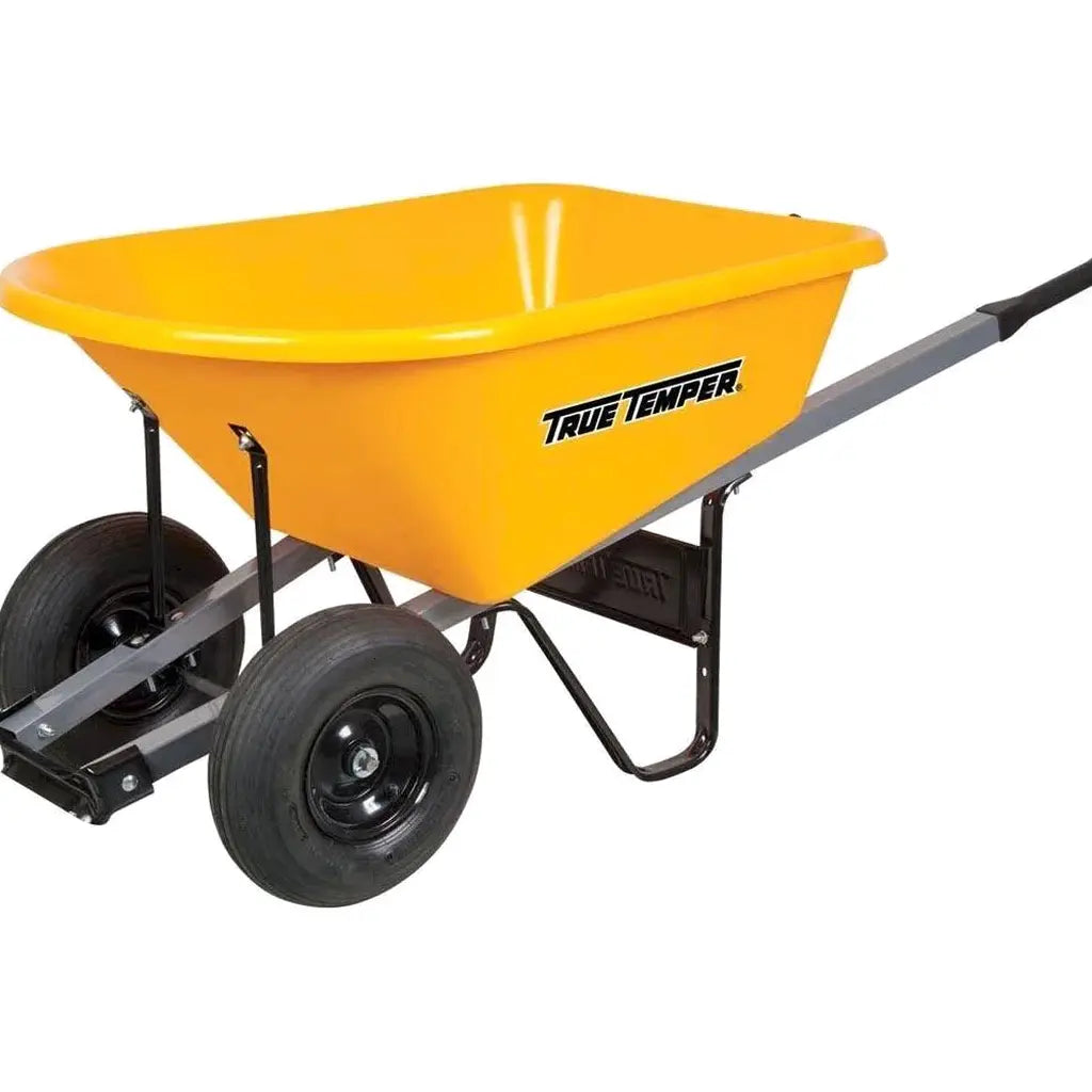 6 Cu. ft. Poly Wheelbarrow with Dual Wheels RP6DWLG8