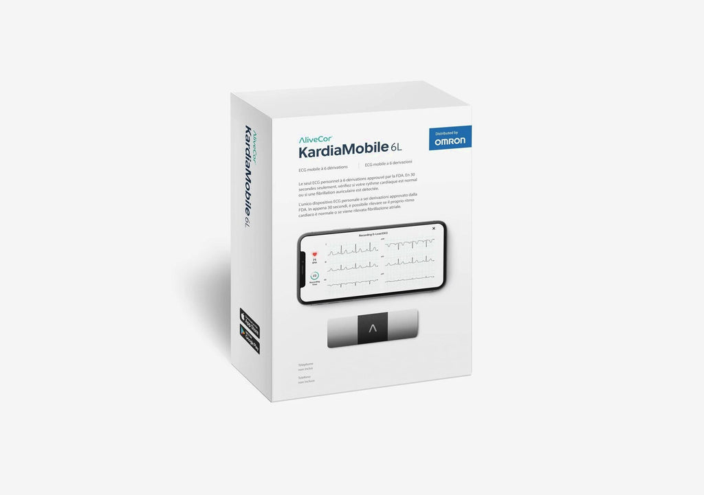 KardiaMobile 6L Personal EKG Monitor with Most Smartphones