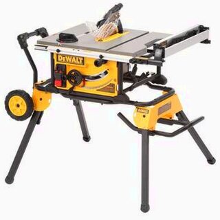 15 Amp Corded 10 in. Job Site Table Saw with Rolling Stand DWE7491RS