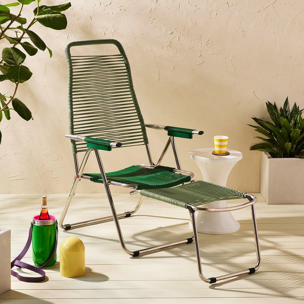 Spaghetti Outdoor Lounge Chair - Sage/ Green