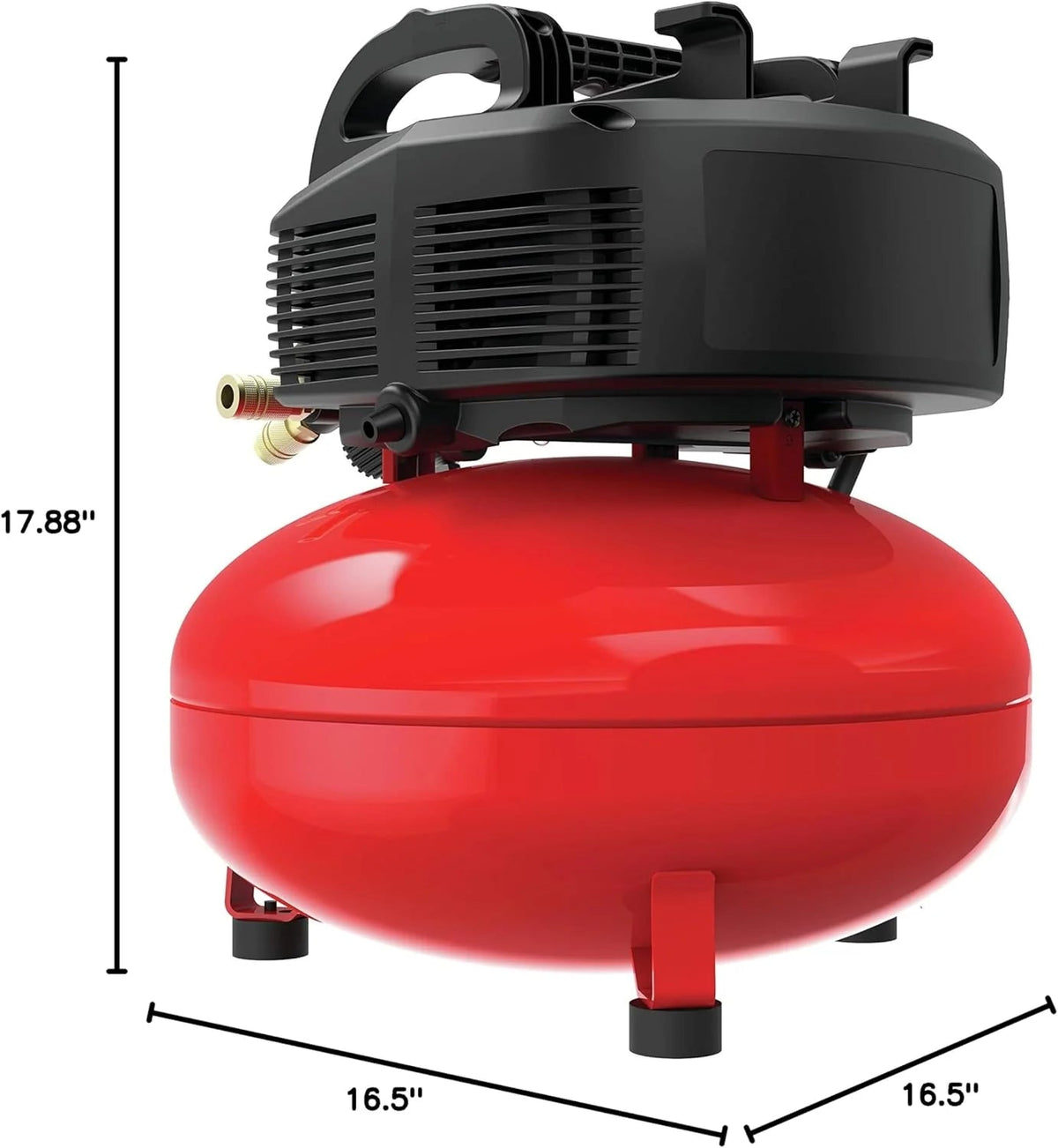6 Gallon Oil-Free Pancake Air Compressor Kit - 150 PSI
