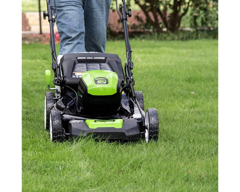 80V Cordless 21′′ Self-Propelled Brushless Lawn Mower | Greenworks