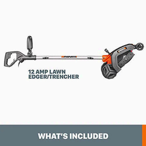 Worx Edger Lawn Tool, Electric Lawn Edger 12 Amp 7.5", Grass Edger &amp; Trencher