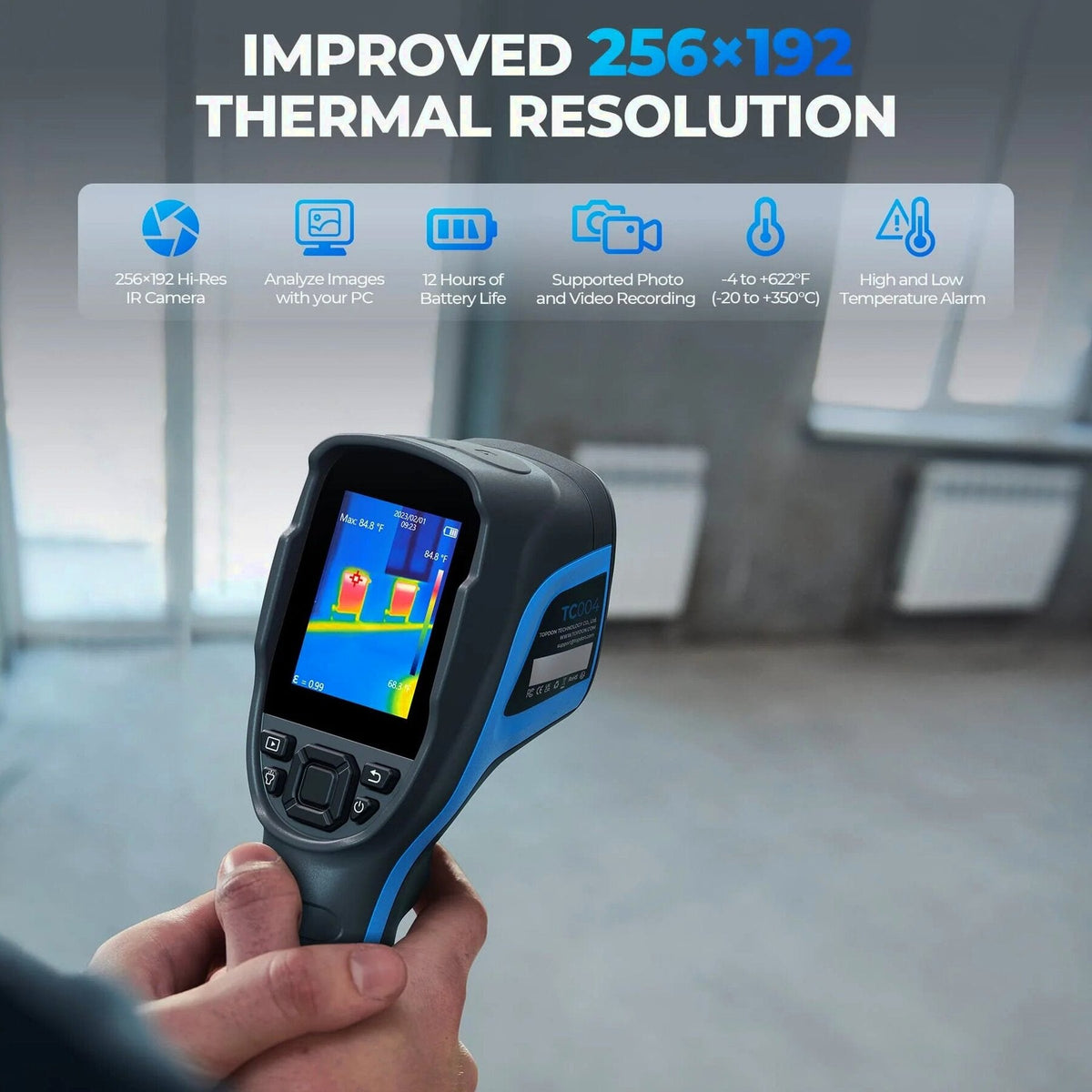 TOPDON Thermal Imaging Camera 256 x 192 IR High Resolution