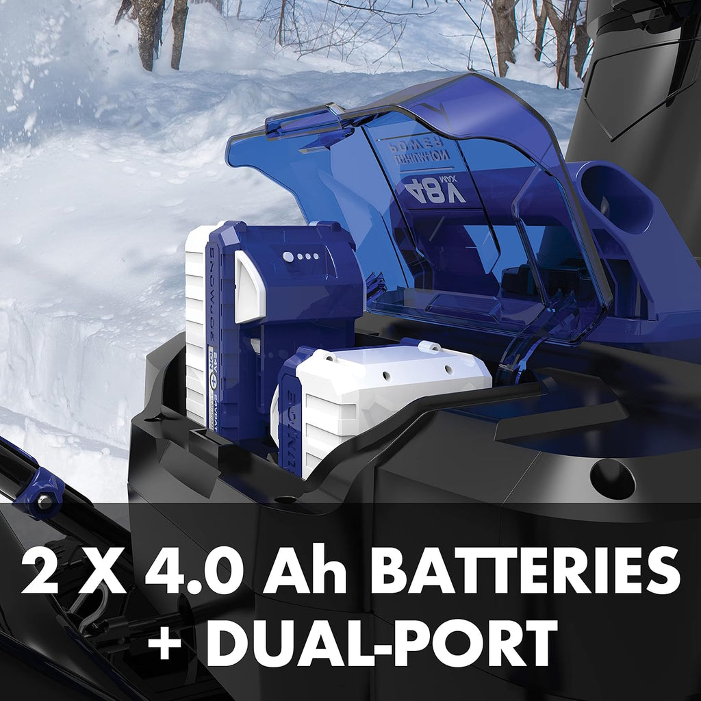 Sun Joe 20-Inch 48V Cordless Snow Blower Kit With 2 Batteries And Charger - 24V-X2-20SB