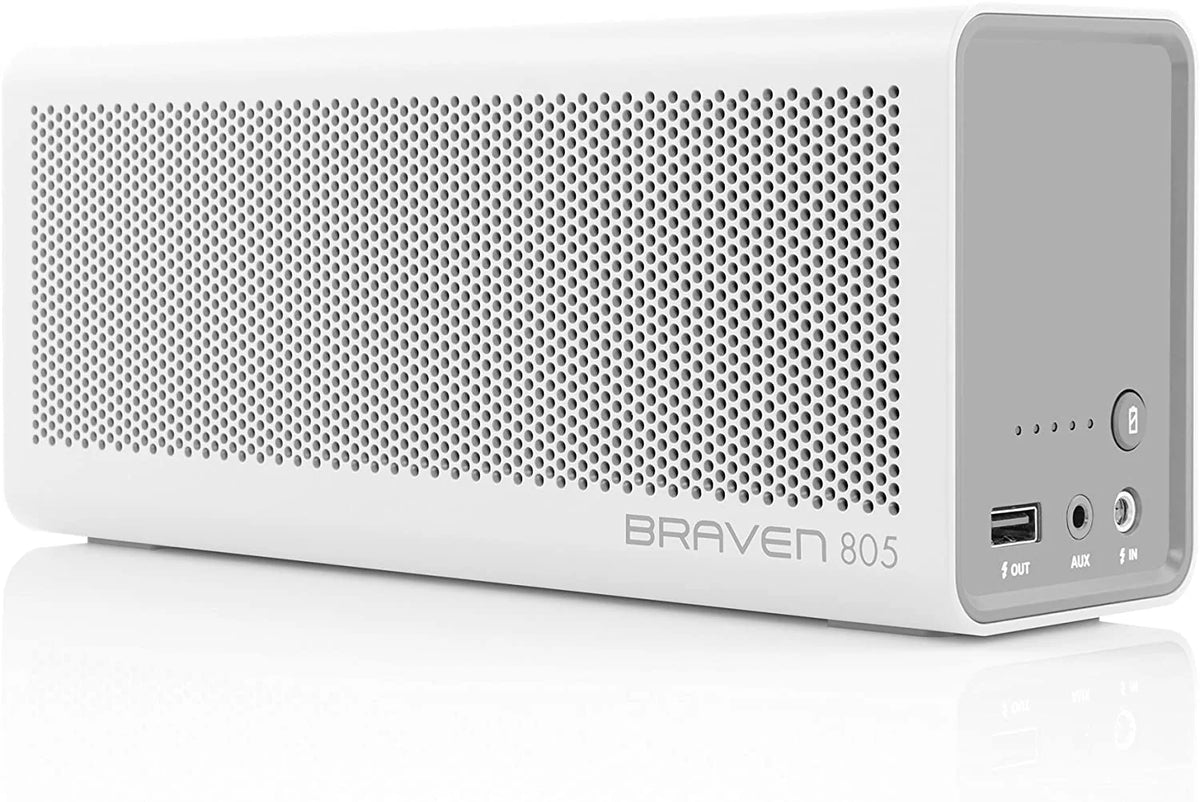 Braven 805 Portable Wireless Bluetooth Speaker - 18 Hour Playtime, 4400 mAh Power Bank