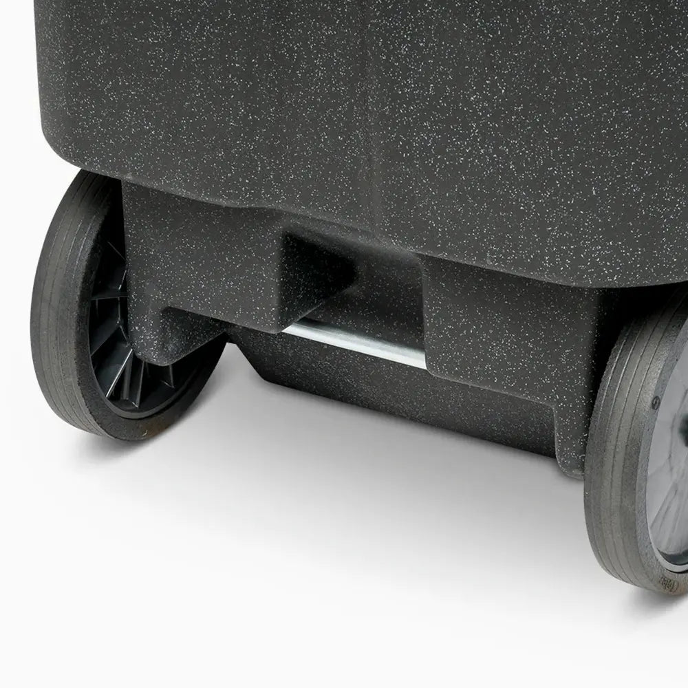 Toter 96 Gallon Trash Can with Smooth Wheels and Lid ;