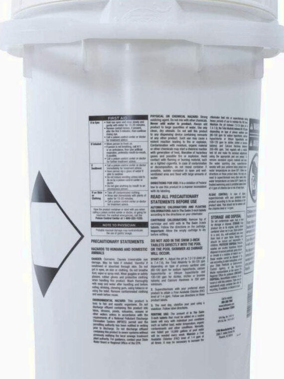 3 INCH CHLORINE TABLETS 50 LBS