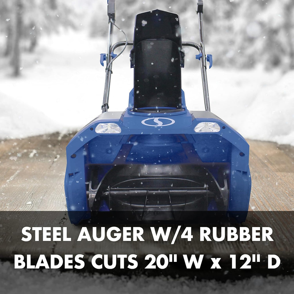 Sun Joe 20-Inch 48V Cordless Snow Blower Kit With 2 Batteries And Charger - 24V-X2-20SB