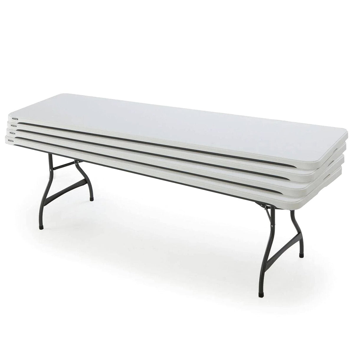 Lifetime 4-Pack Commercial Stacking 8 ft Folding Table