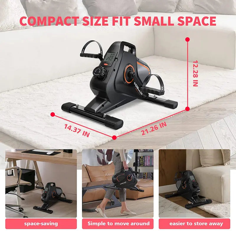 YOSUDA Under Desk Bike Pedal Exerciser - Compact