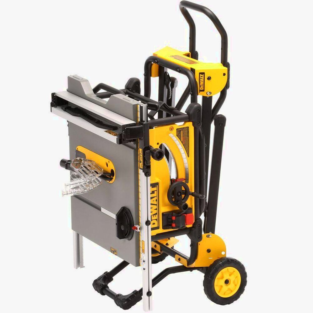 15 Amp Corded 10 in. Job Site Table Saw with Rolling Stand DWE7491RS