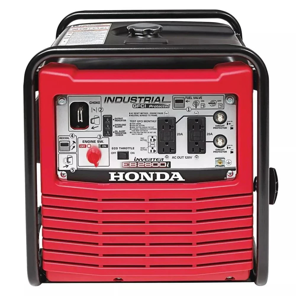 Honda 2,800-Watt Gasoline Portable Industrial Inverter Generator - EB2800i