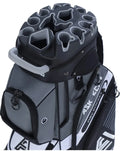 ASK ECHO Golf Cart Bag, 14-Compartment, Gray, Nylon - T-Lock