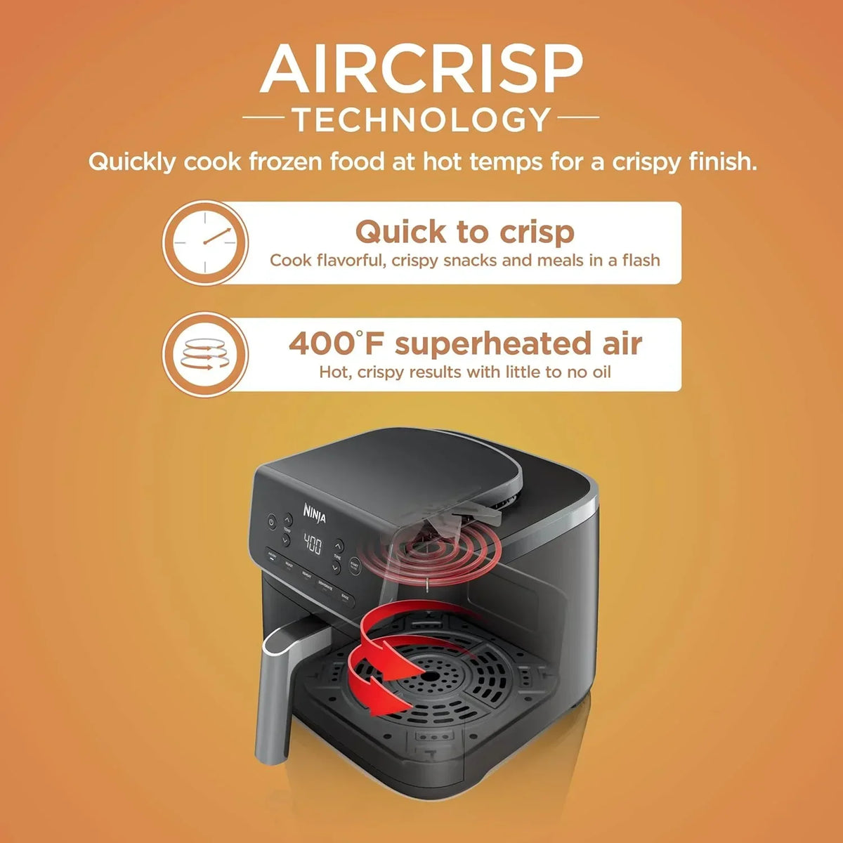 Ninja Air Fryer Pro XL 6-in-1, 6.5 QT Capacity - MaxCrisp