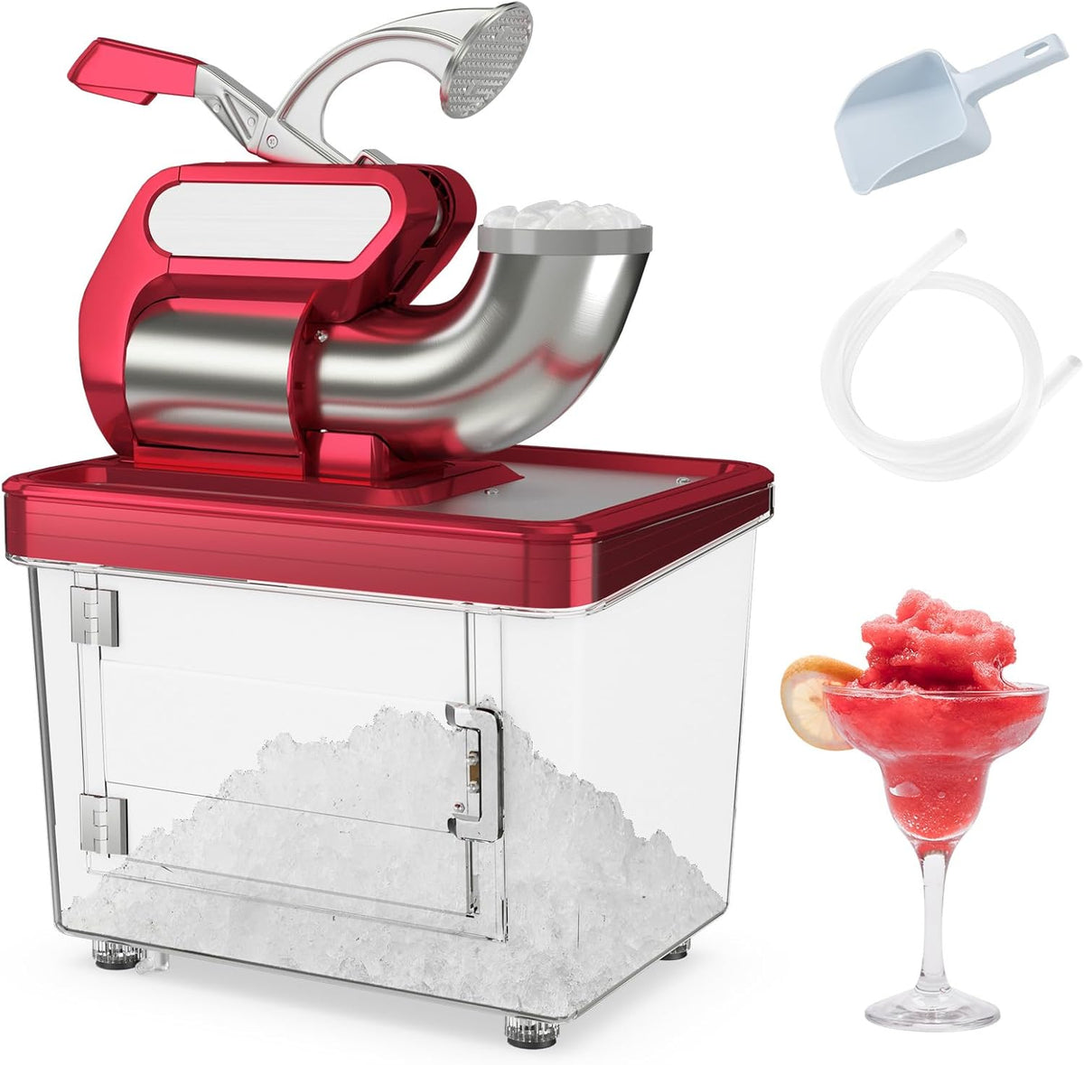 Commercial Snow Cone Machine, 660-Pound-Per-Hour, 300-Watt - Gray