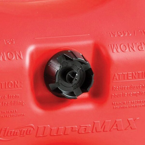 14 Gallon Portable Gas Fuel Tank with Pump, 2 Pack, Red