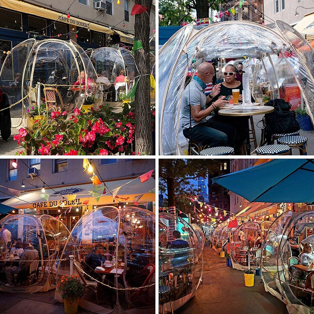 Alvantor Bubble Tent Pop Up Gazebo, 8-10 Person Igloo Dome Garden Patio Canopy Shelter