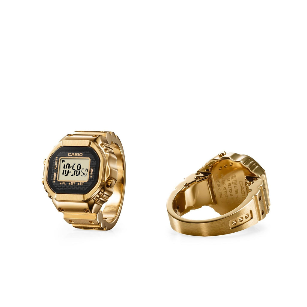 Casio Watch Ring - Gold