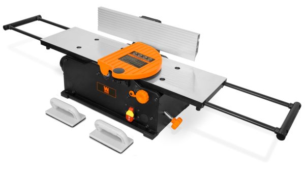 10 Amp 8-Inch Spiral Benchtop Jointer With Extendable Table