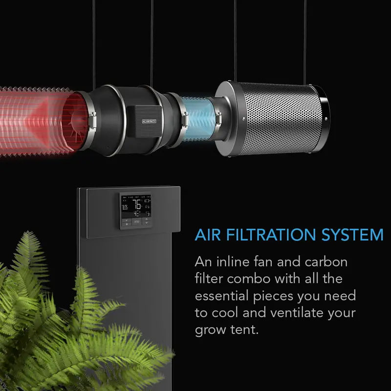 AC Infinity Air Filtration Pro Kit 8 in, 807 CFM - Controller 69