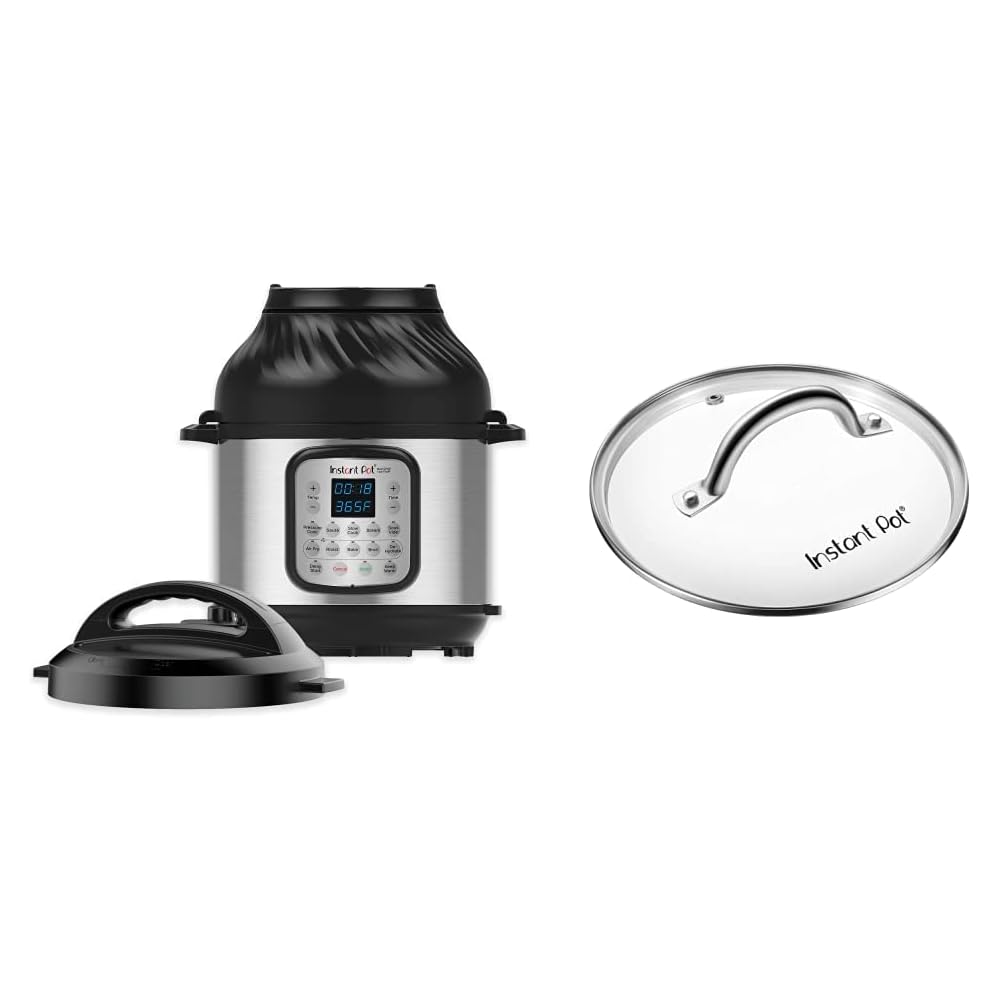 Instant Duo Crisp 11-in-1 8 Qt Pressure Cooker And Air Fryer With 10 Inch Tempered Glass Lid