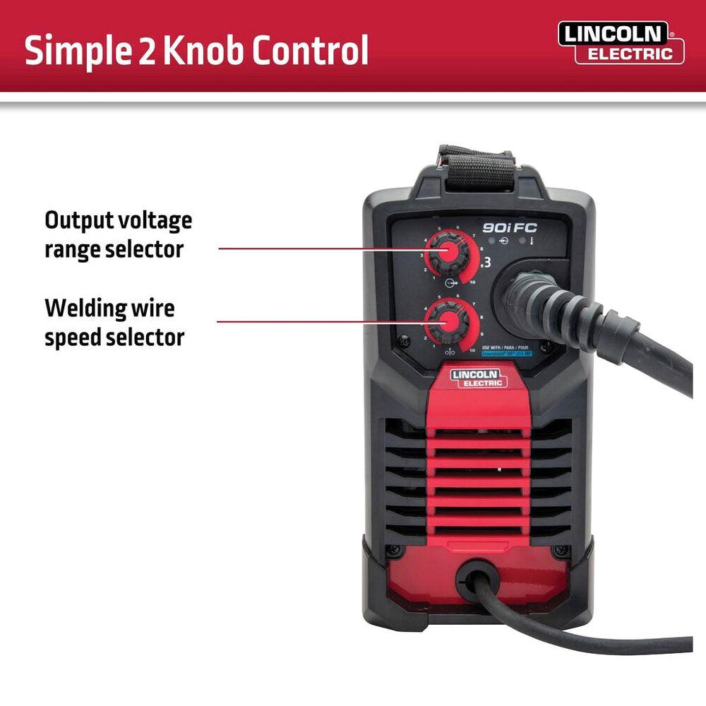 Lincoln Electric WELD-PAK 90i FC Flux-Cored Wire Feeder Welder (No Gas) K5255-1
