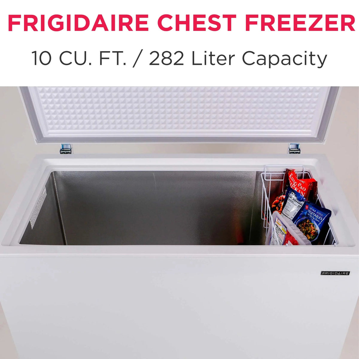 Frigidaire Chest Freezer 10.3 Cu. Ft., White - EFRF1005
