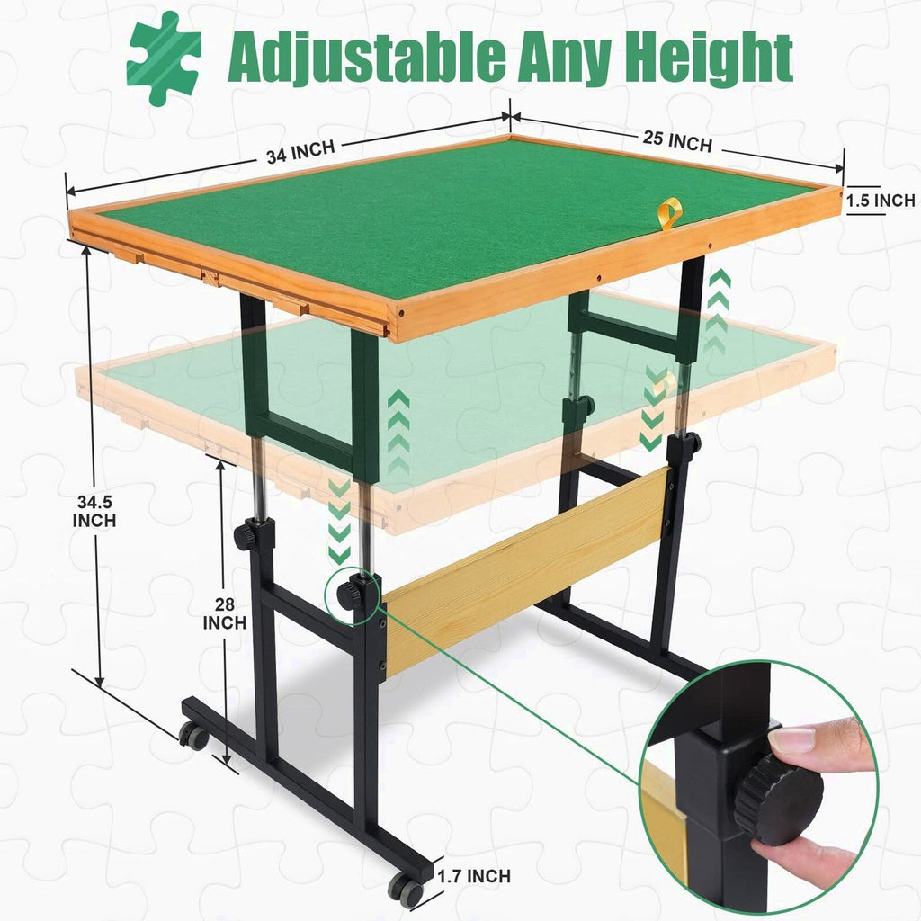 ALL4JIG Adjustable 3 Tilting Angle Portable Drawers