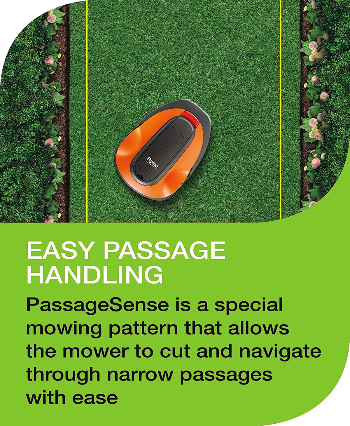 EasiLife 500 GO Robotic Lawn Mower, 500m2, Orange and Grey - 9704632-01