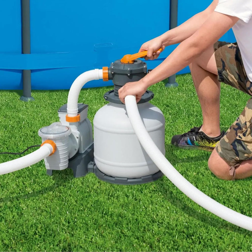 Sand Filter Pump 2,200 GPH For Above-Ground Pools