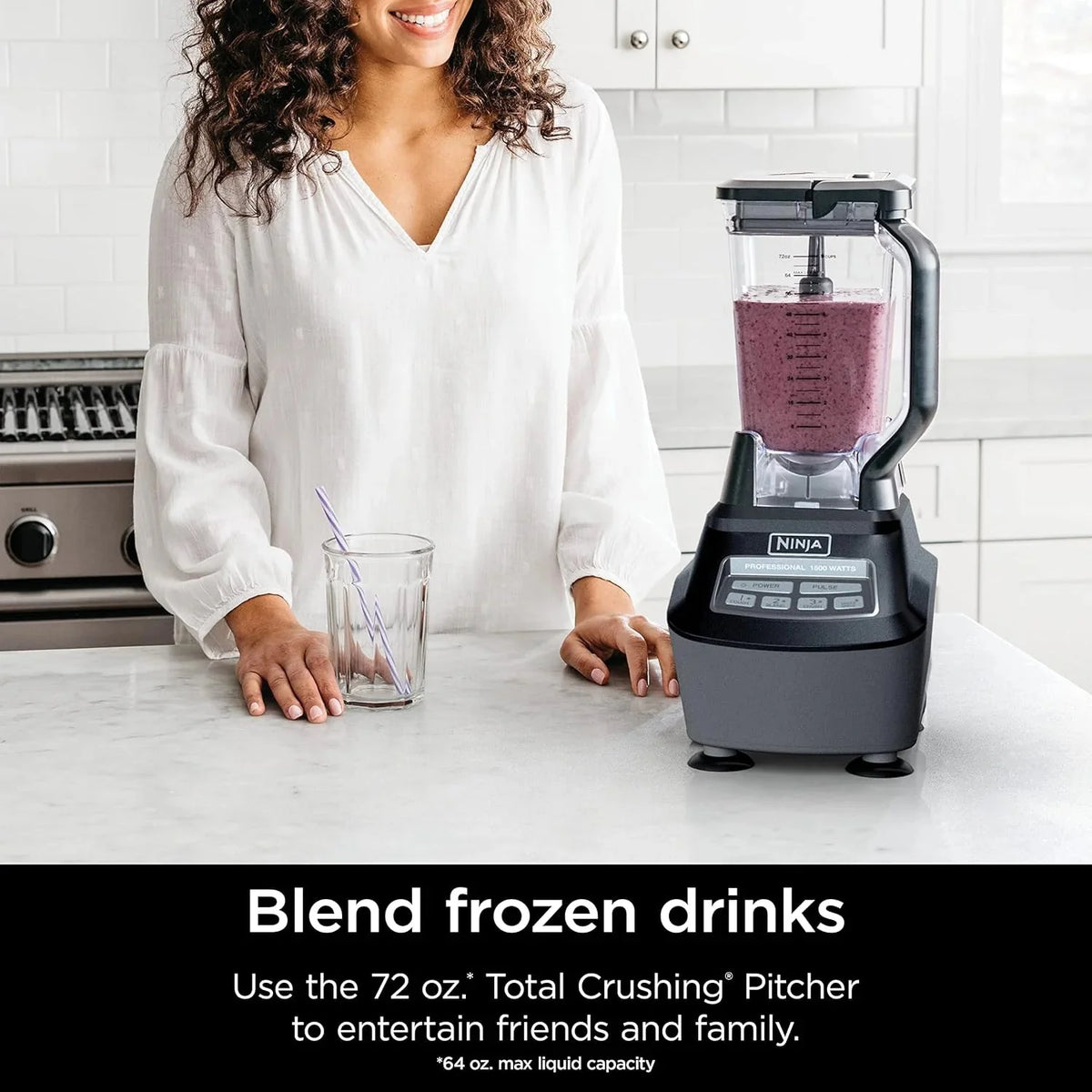 Ninja Mega Kitchen System Blender, 1500W, Black - BL770