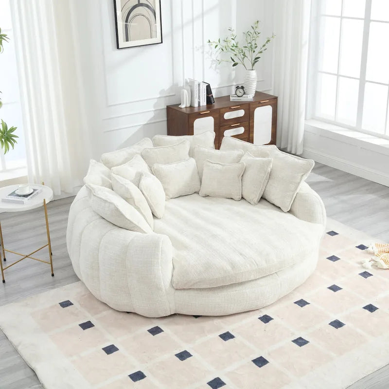 Double Loaf Sofa Bed With Armrests