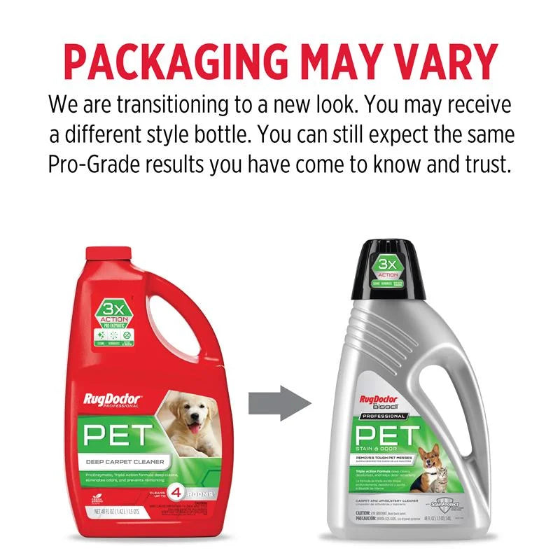 Rug Doctor X3 Commercial Carpet Cleaner, Pro Pet Pack With 48 oz Pet Cleaner - X3