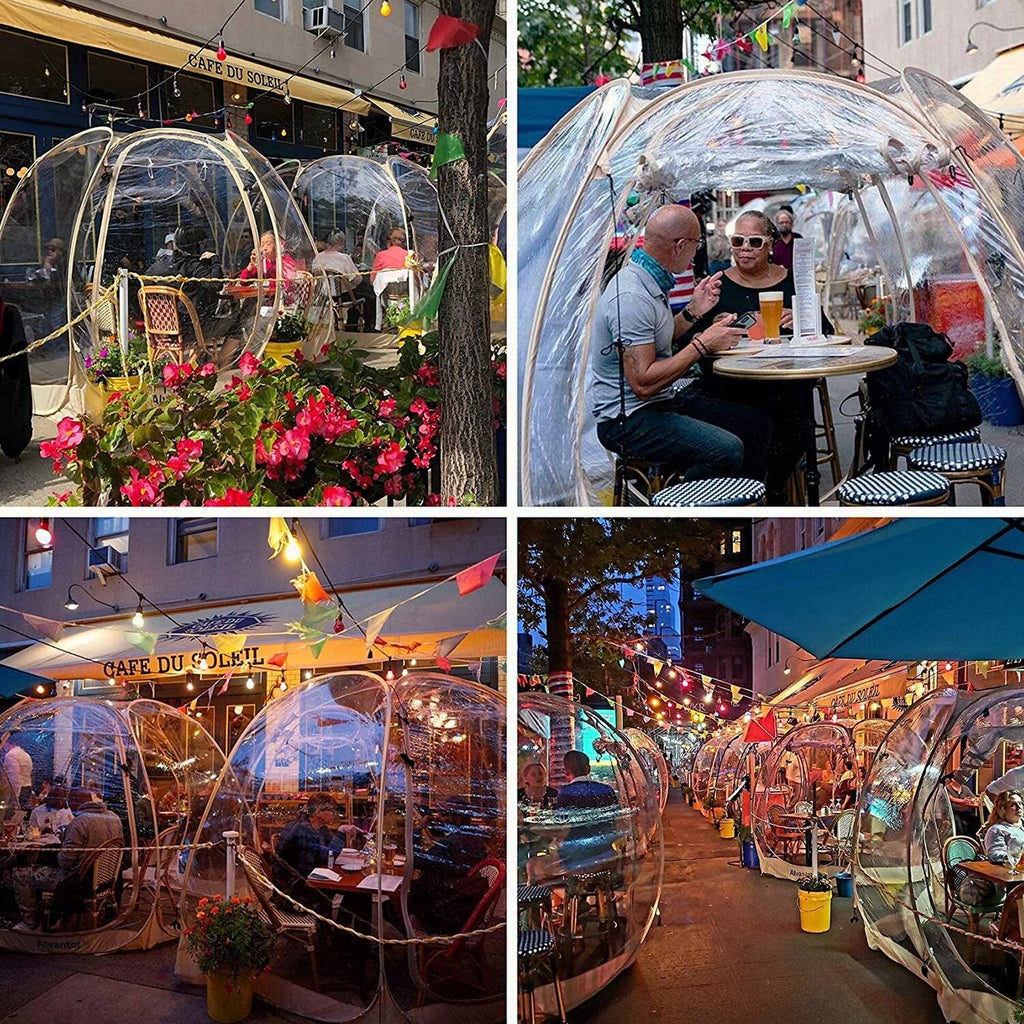 Alvantor Bubble Tent Pop Up Gazebo, 8-10 Person Igloo Dome Garden Patio Canopy Shelter