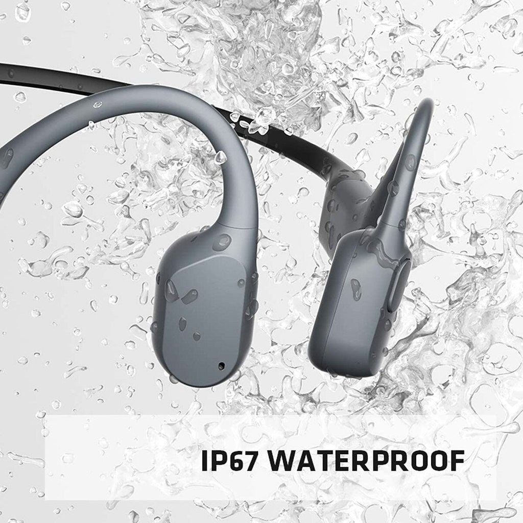 AfterShokz Aeropex Open-Ear Wireless Bone Conduction Headphones with Sport Belt Cosmic Black 2.3