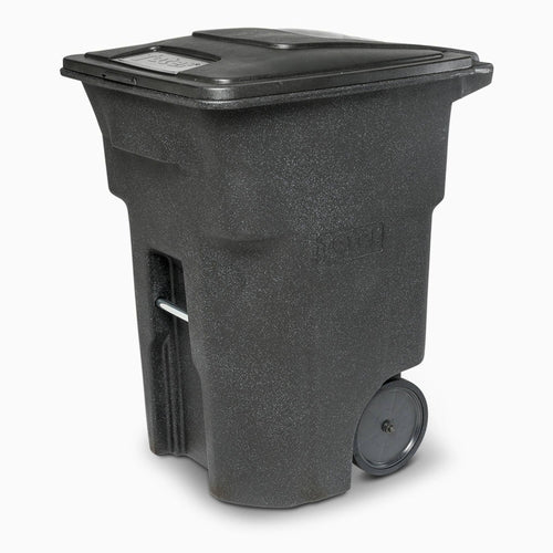 ANA96-00BKS 96 gal. Trash Can with Quiet Wheels and Lid