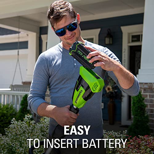 Greenworks 40V 8 in Brushless Edger With 4.0Ah USB Battery And Charger