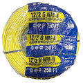 2025 Unbranded* 250-Ft Roll 12-2 AWG NM-B Gauge Indoor Electrical Copper Wire Ground Cable, WHITE (/2)