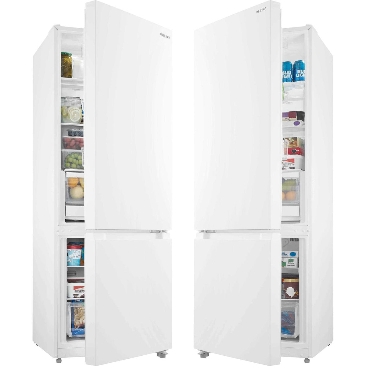 Insignia Bottom Mount Refrigerator 11.5 Cu. Ft. - White