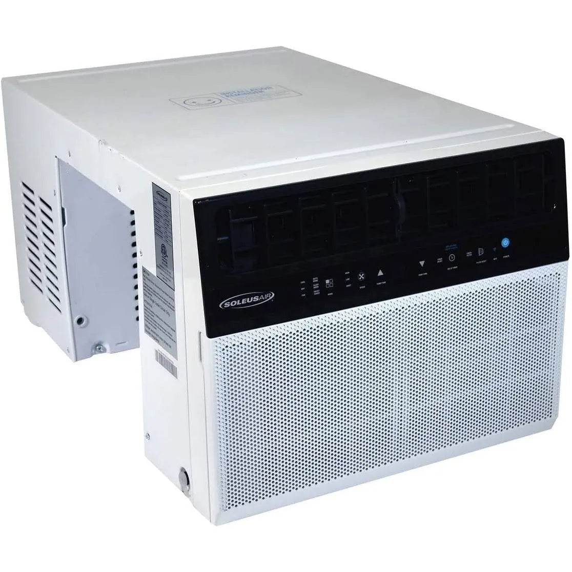 Soleus Air Hybrid Saddle Window Air Conditioner With WiFi, 8,000 BTU, White