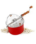 Whirley Pop Stovetop Popcorn Popper Wabash Valley Farms Color: Red