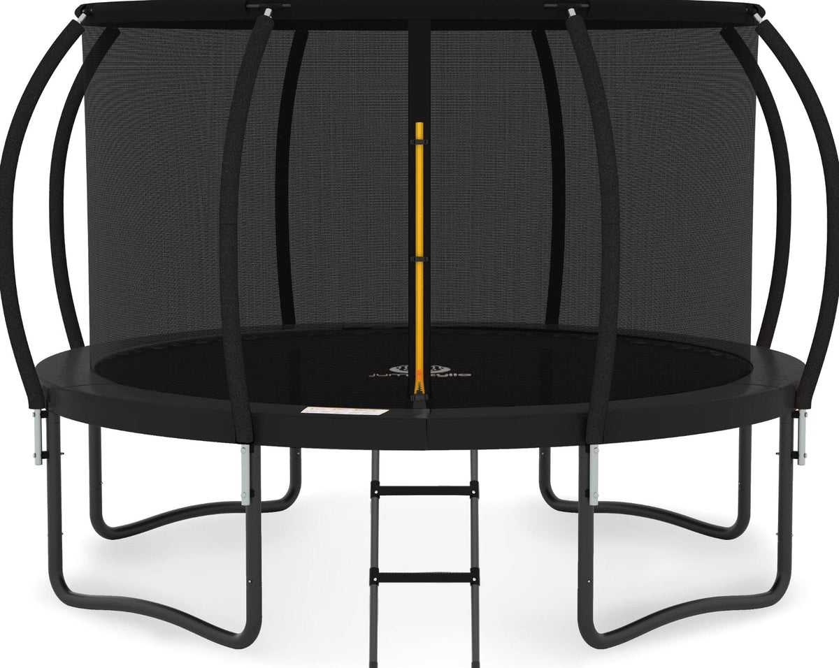 JUMPZYLLA 8FT Trampoline Outdoor with Enclosure for Kids